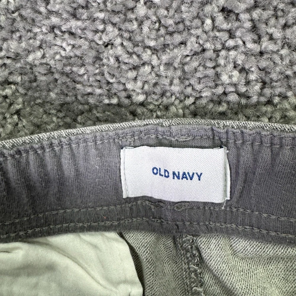Old Navy Pants Kids 8 Gray Jogger Elastic Waist Drawstring Twill Lounge Casual